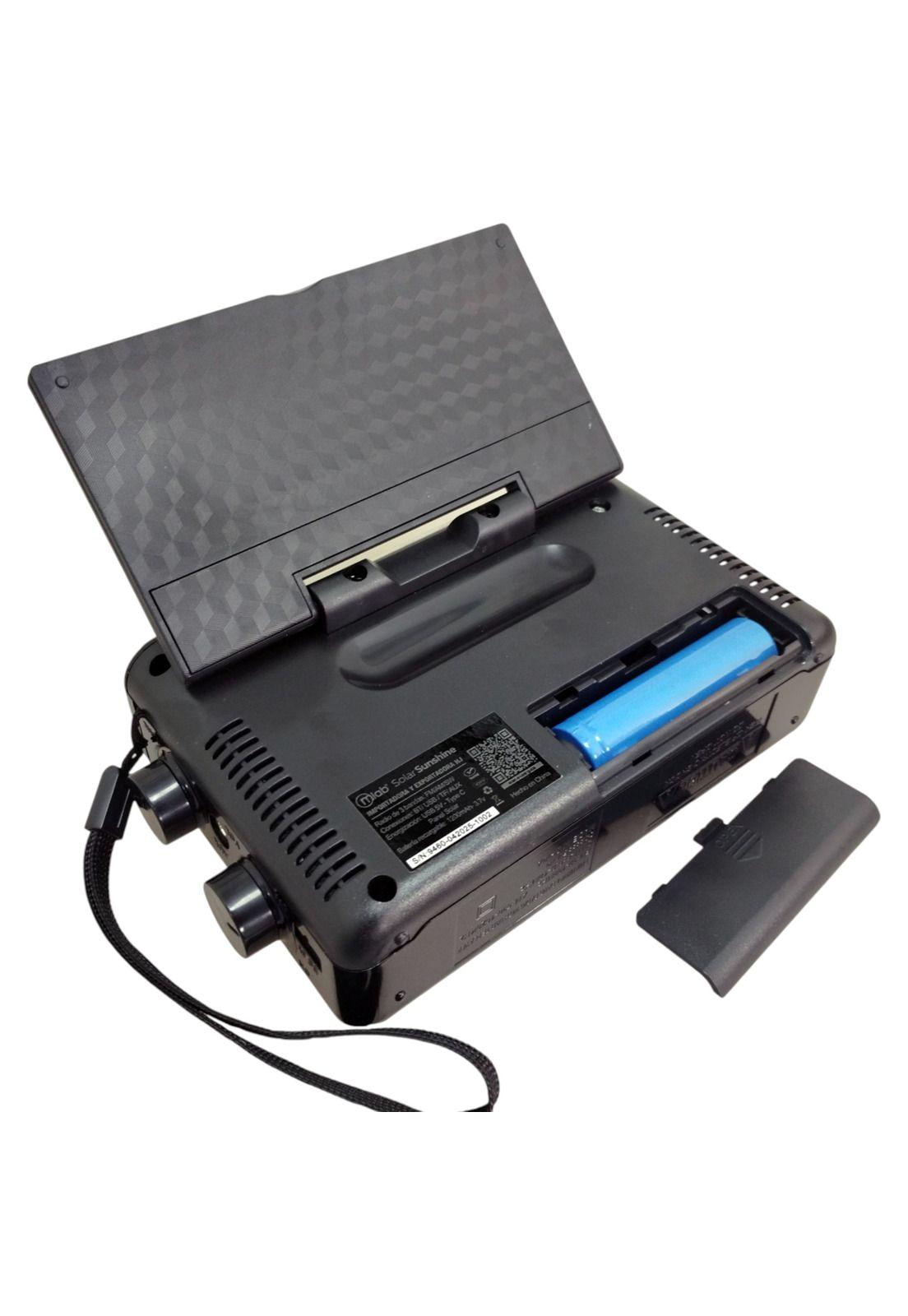 Radio Solar Recargable AM FM/ SW/ TF/ USB/ BT Retro Sunshine-5