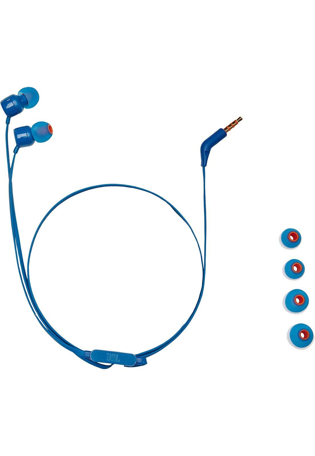 Audífonos JBL T110 Azul con Manos Libre Tecnología Hi Bass-2