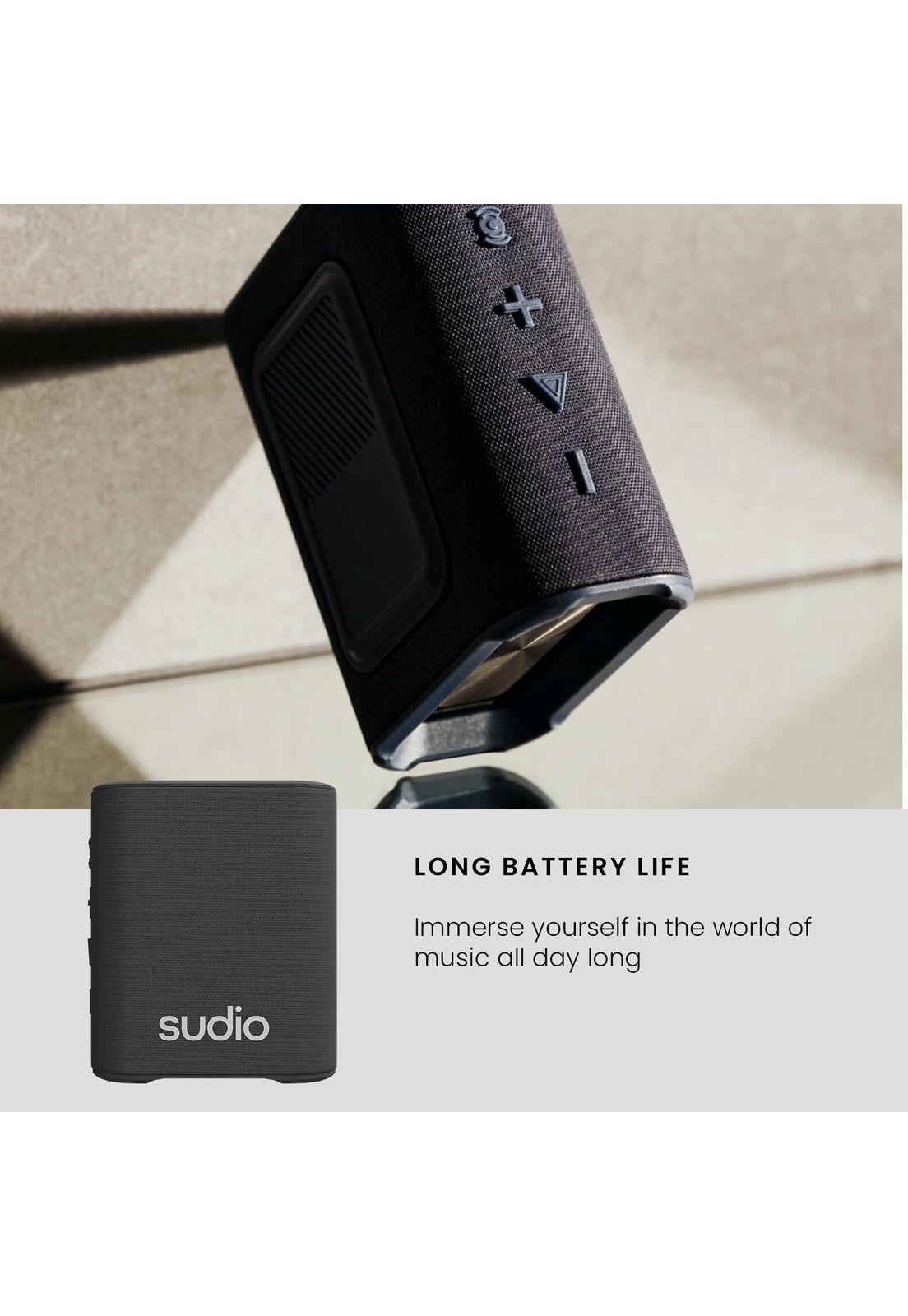 Parlante Sudio Premium S2 TWS Bluetooth Black Edition 7H-7
