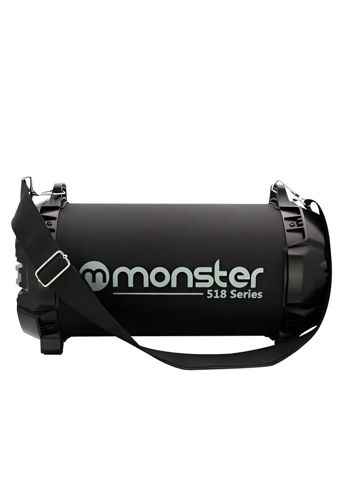 Bazuca Karaoke Monster + Micrófono 518BK Retro-iluminado RGB-5