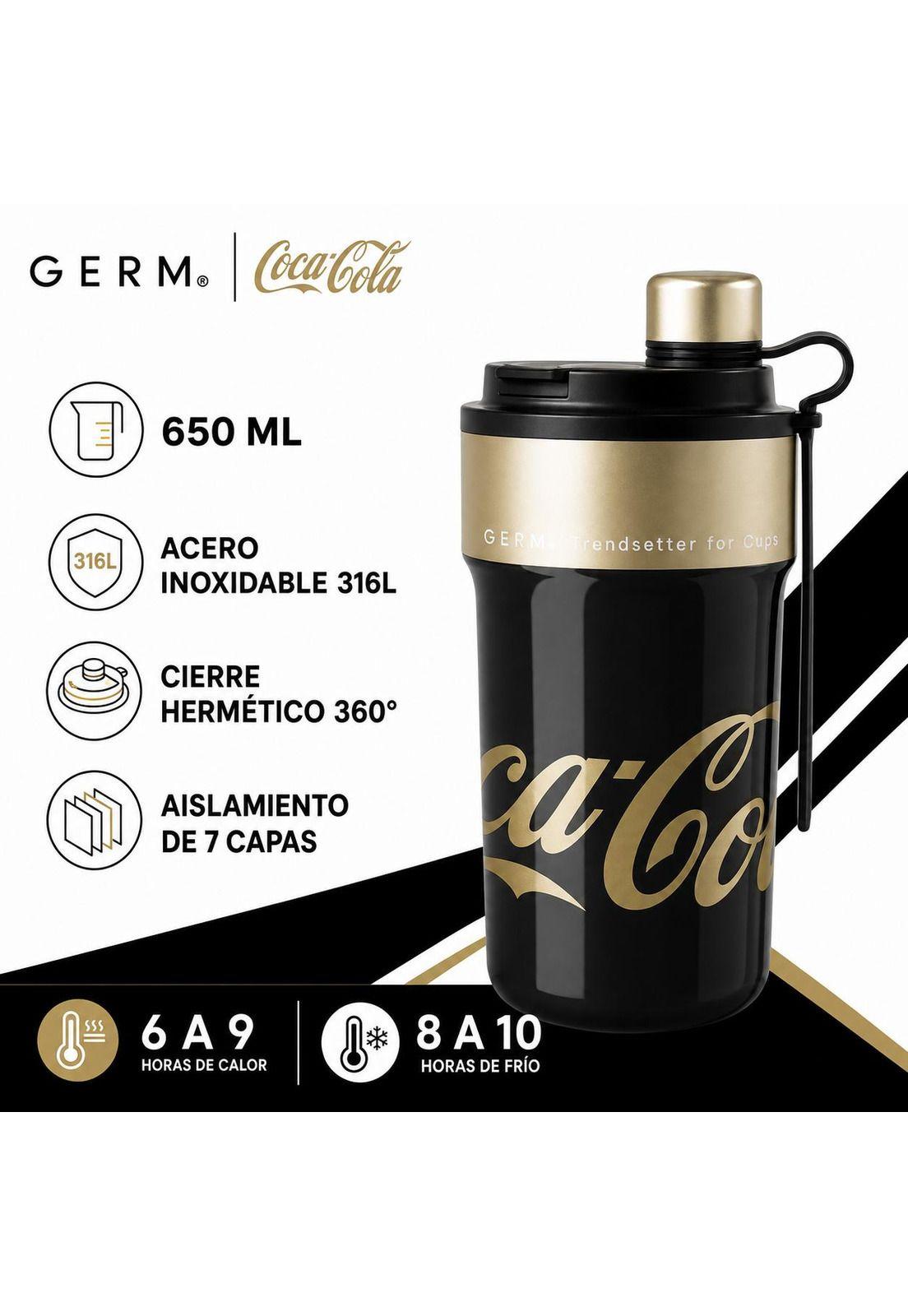 Vaso Térmico MUG Germ Coca-Cola Acero Inoxidable 650ML Black-5