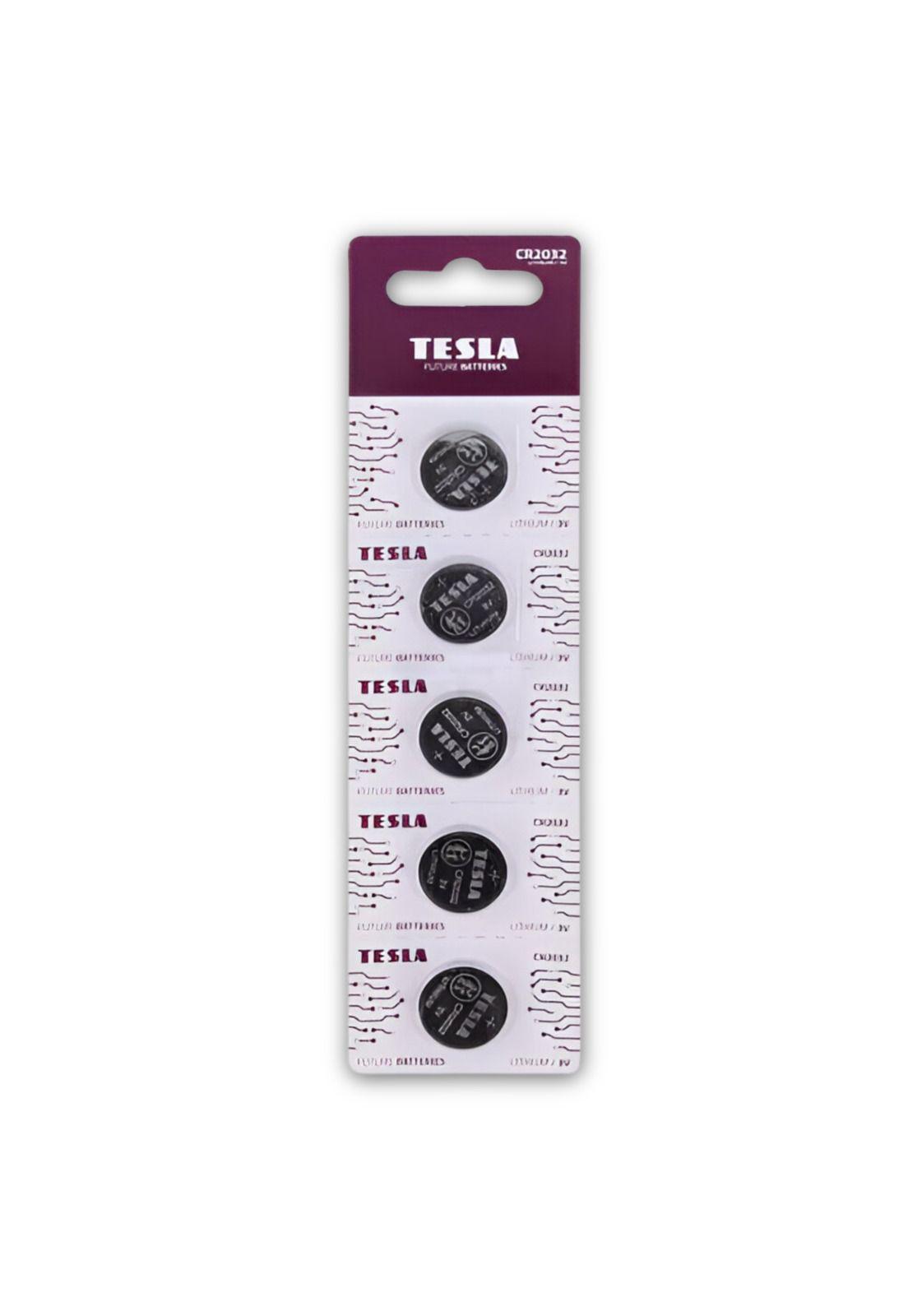 Pack de 5 Pilas CR2032 TESLA Lithium Line 3V-4
