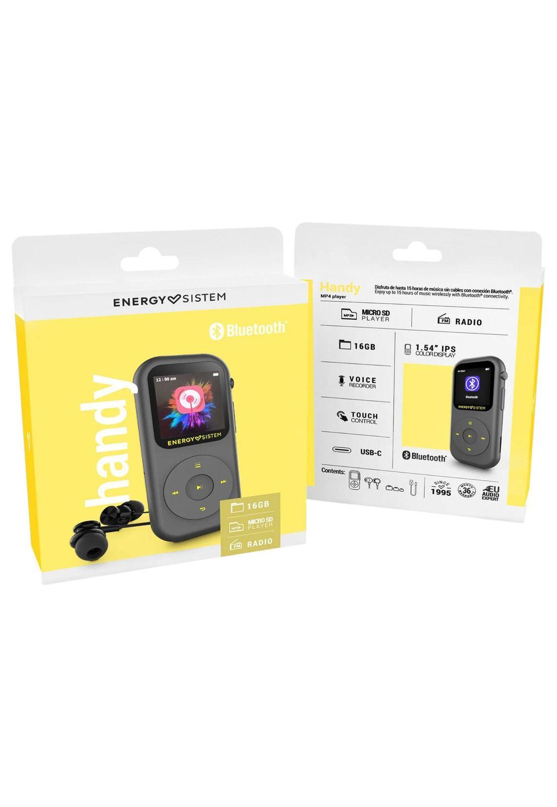 Reproductor MP4 & Mp3 Energy Sistem Handy 16GB Bluetooth/ FM-9