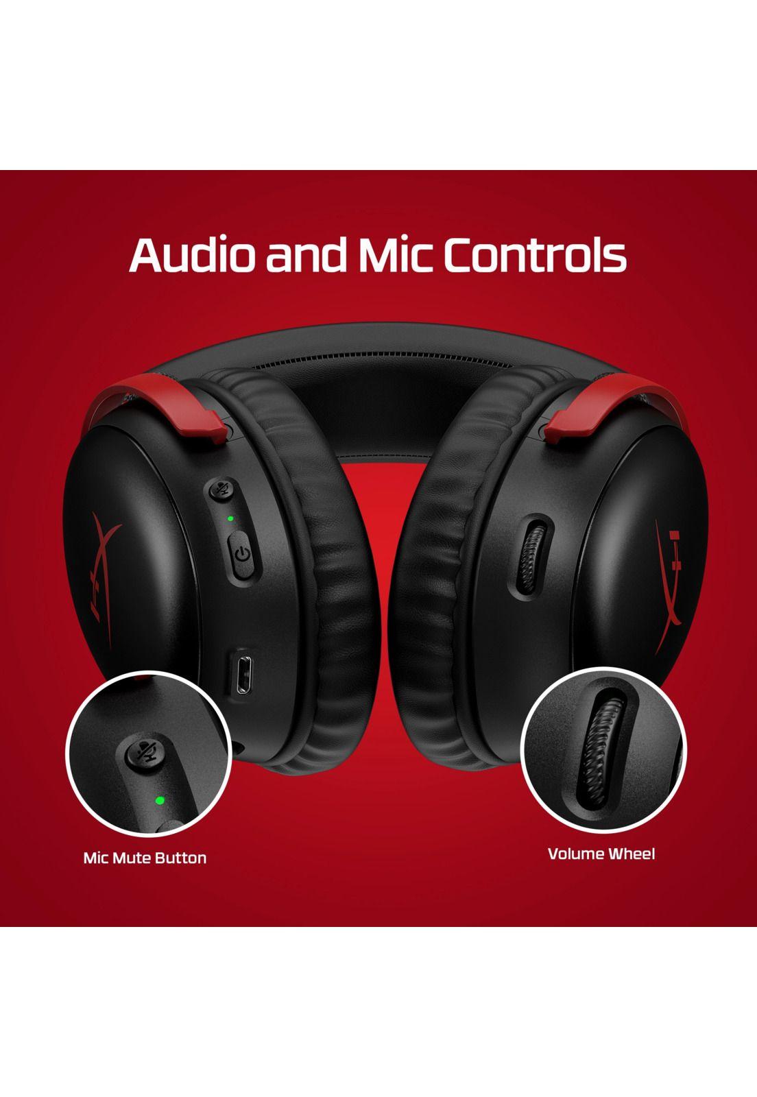 Audífonos HyperX Cloud III Legendary Sound Wireless RED-5