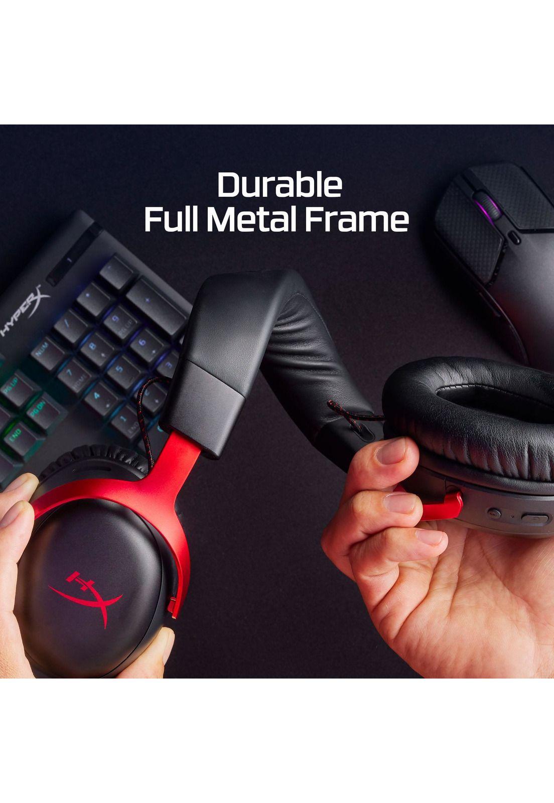 Audífonos HyperX Cloud III Legendary Sound Wireless RED-6