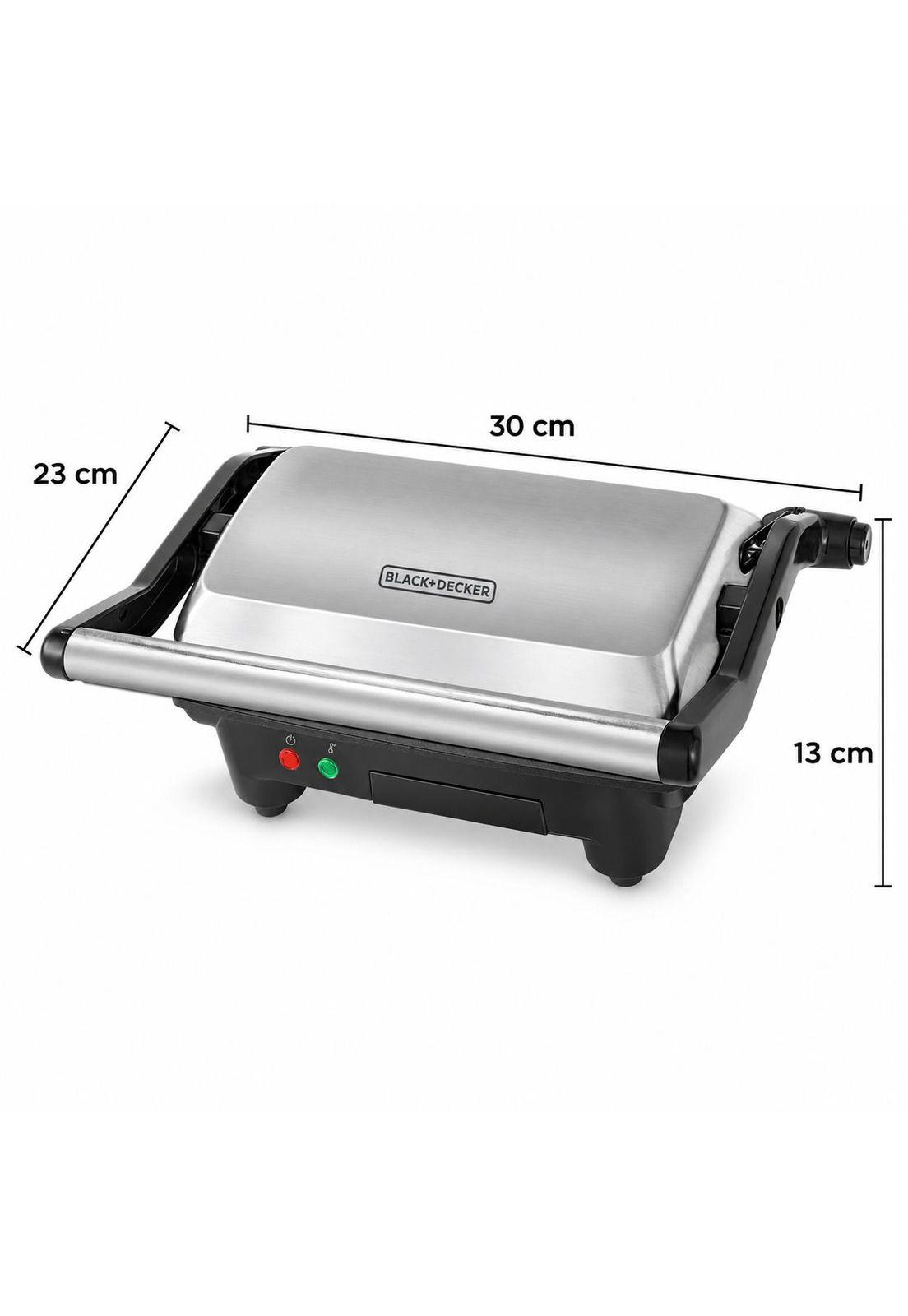 Panini Black + Decker 900W Placas Antiadherentes GR2976-CL-5
