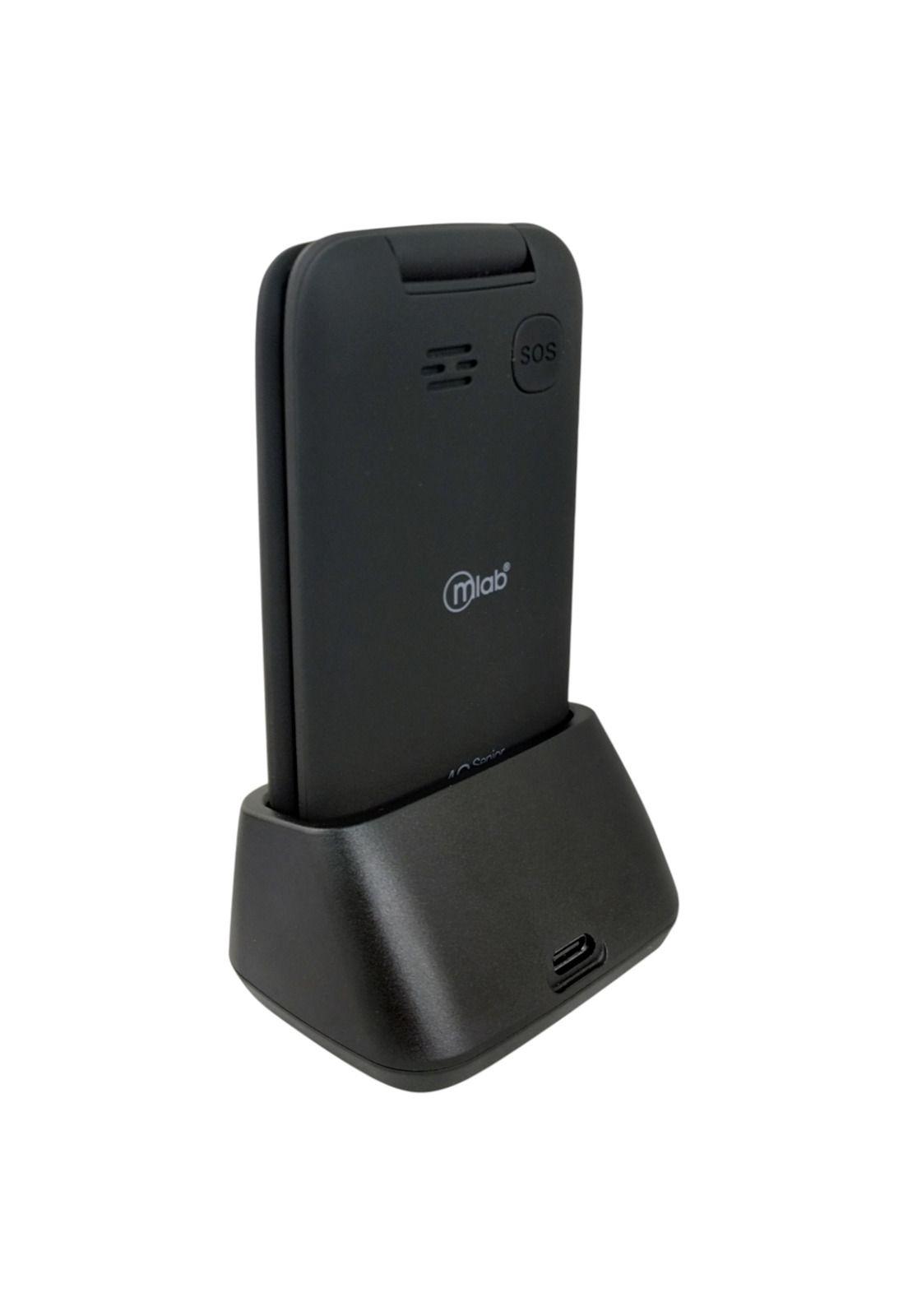 Teléfono Senior Adulto Mayor 4G Almeja con Base de  Carga BK-2