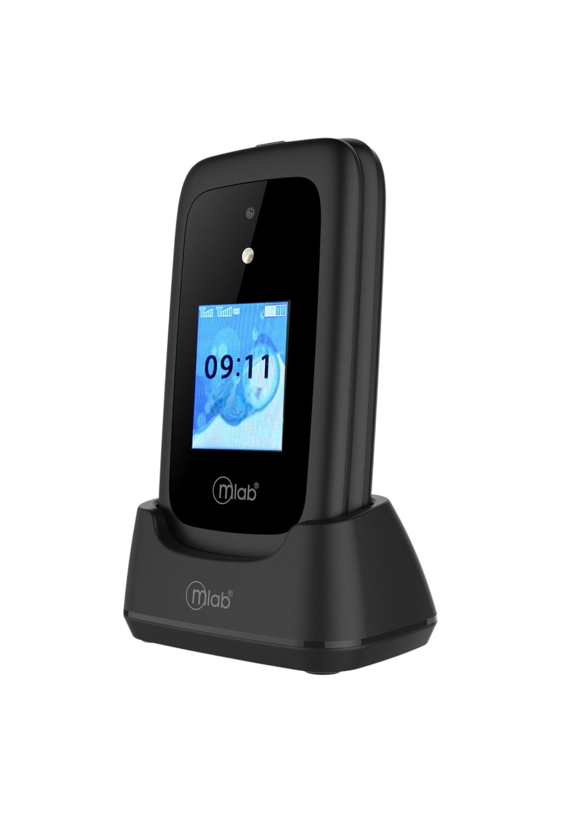 Teléfono Senior Adulto Mayor 4G Almeja con Base de  Carga BK-9