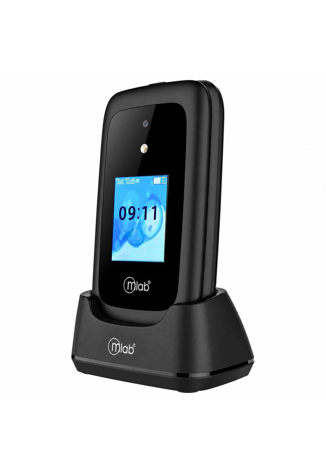 Teléfono Senior Adulto Mayor 4G Almeja con Base de  Carga Inalámbrica-4