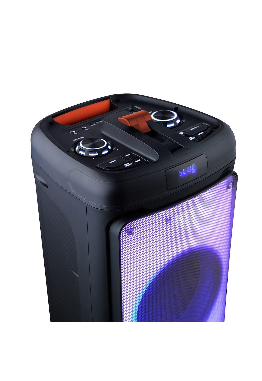 Parlante Portátil Karaoke RGB + MIC MicroLab 9105 8000W PMPO-3