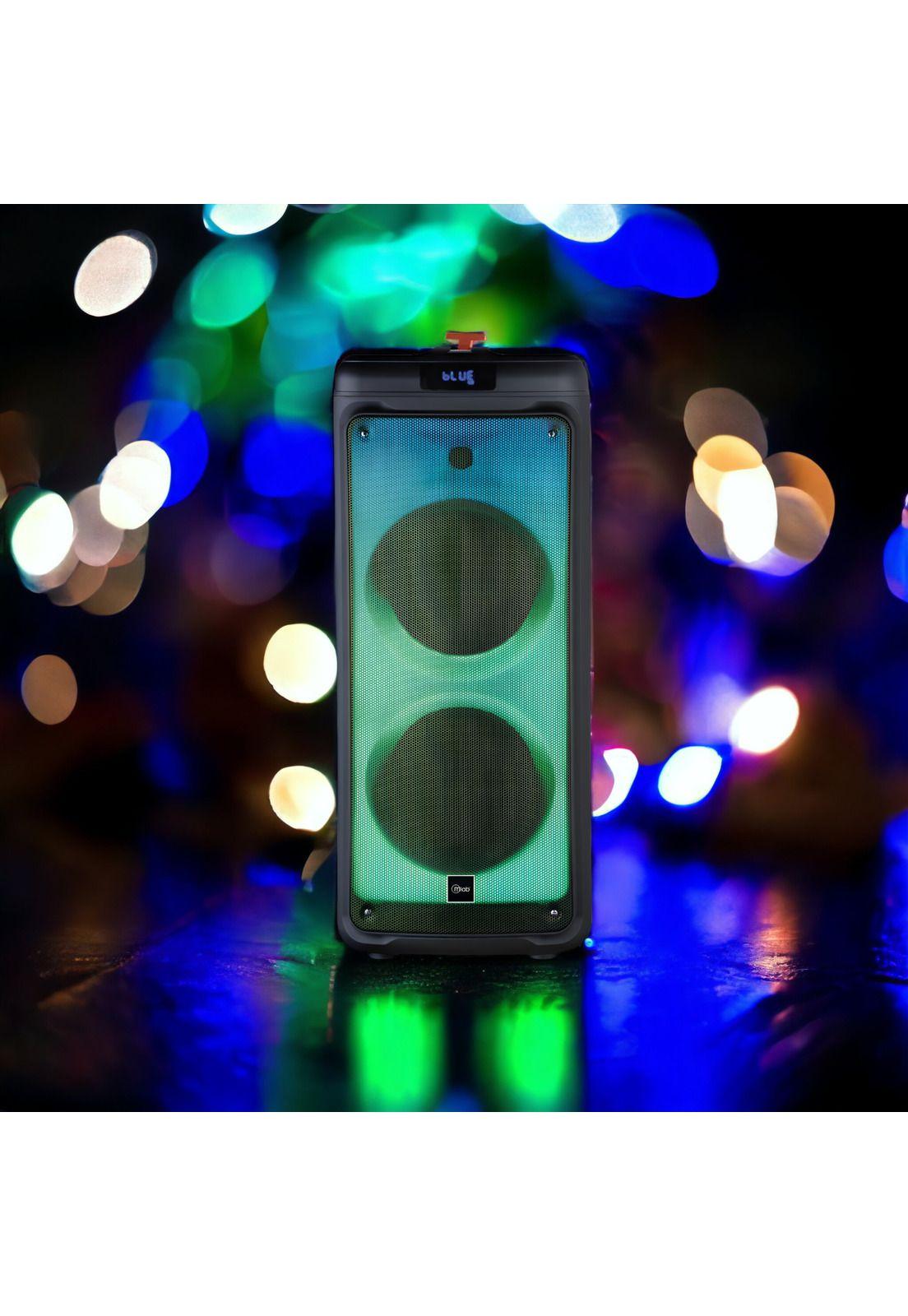 Parlante Portátil Karaoke RGB + MIC MicroLab 9105 8000W PMPO-7