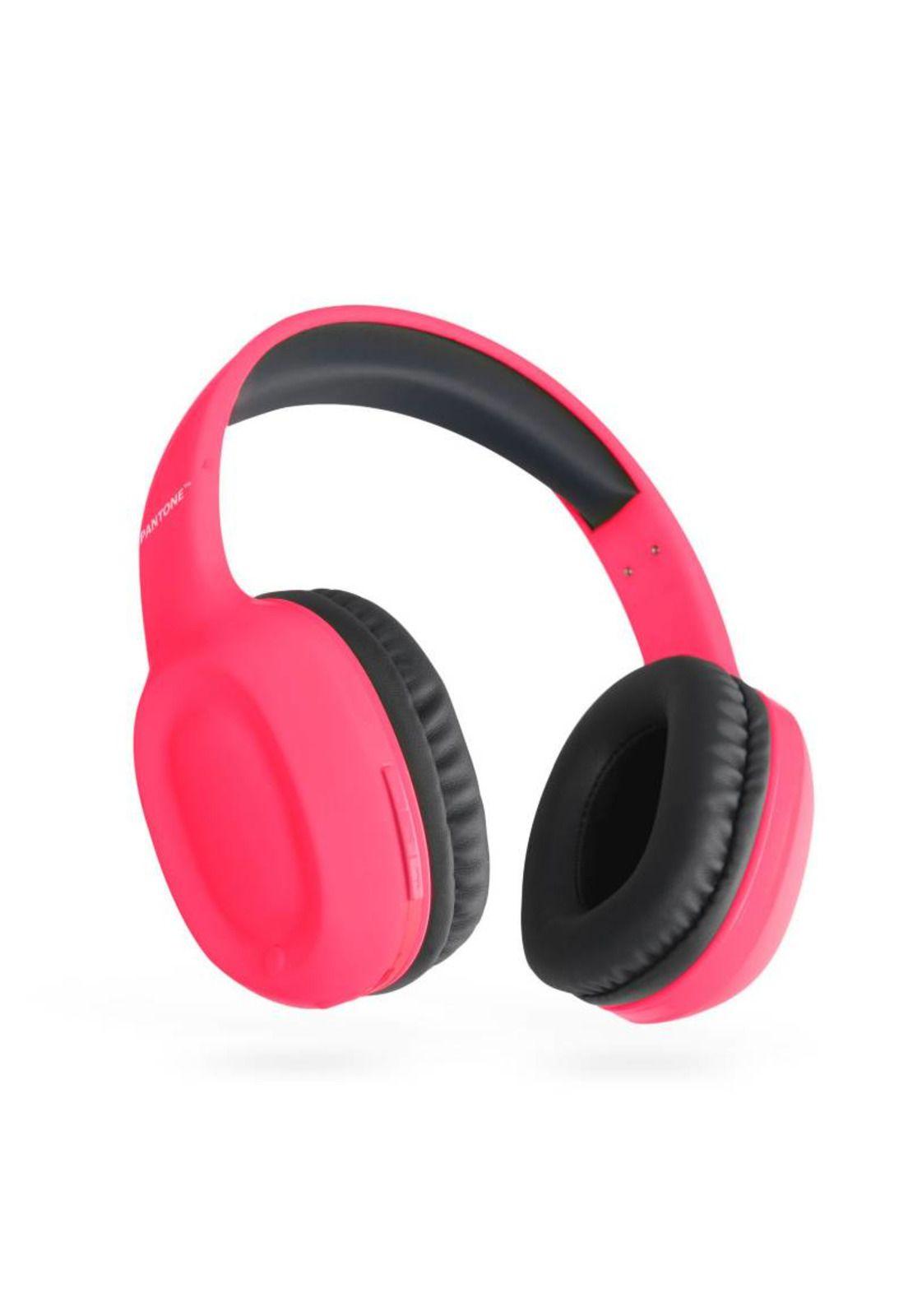 Audífono Rosado Pantone Bluetooth + Manos Libres + Aux-0