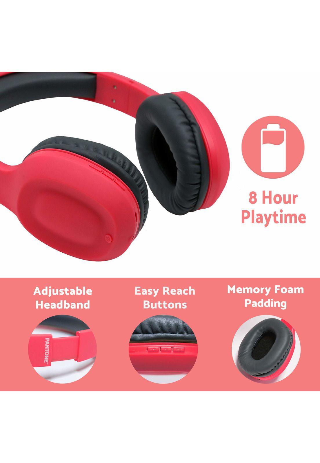 Audífono Rosado Pantone Bluetooth + Manos Libres + Aux-1