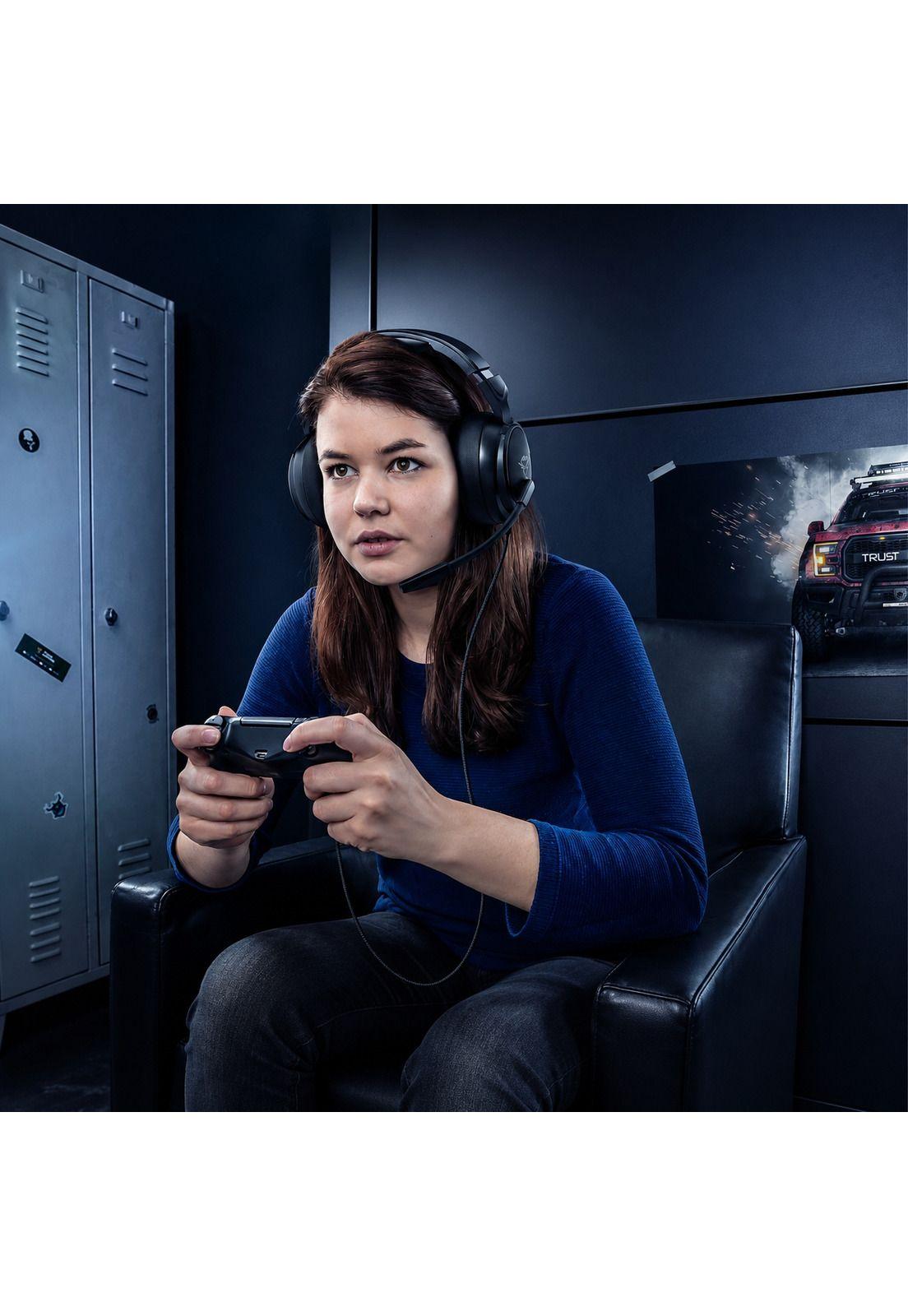 Audifonos Gamer Trust  Pylo Gxt 433K Black Multiplataformas-5