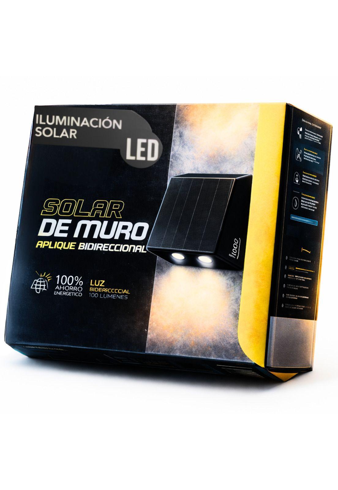 Luminaria Solar de Muro Aplique CCT Bidireccional Exterior-4