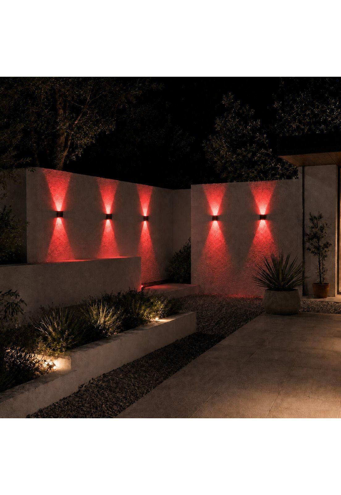 Luminaria Solar de Muro Aplique CCT Bidireccional Exterior-8