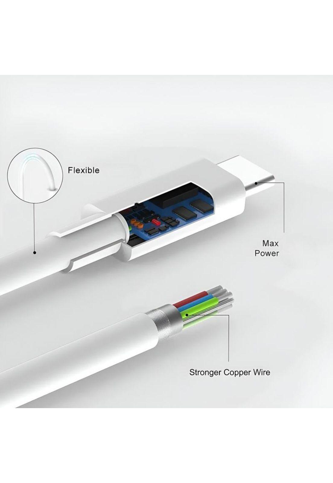 Cable USB-C a USB-C Compatible con CarPlay- Android Auto PD3-5