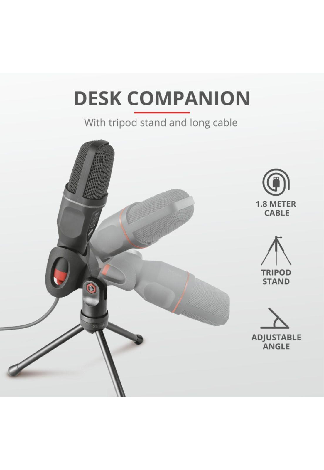 Micrófono Condensador USB Trust GXT 212 PC & Consolas-8