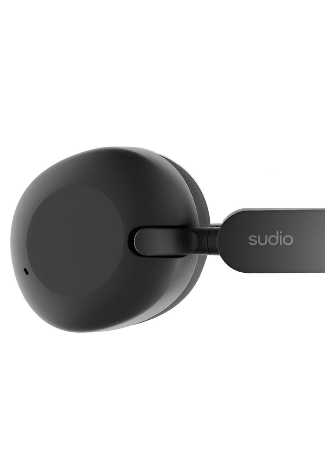 Audífonos Sudio Premium K2 BT Hybrid ANC Black 60h Autonomía-4