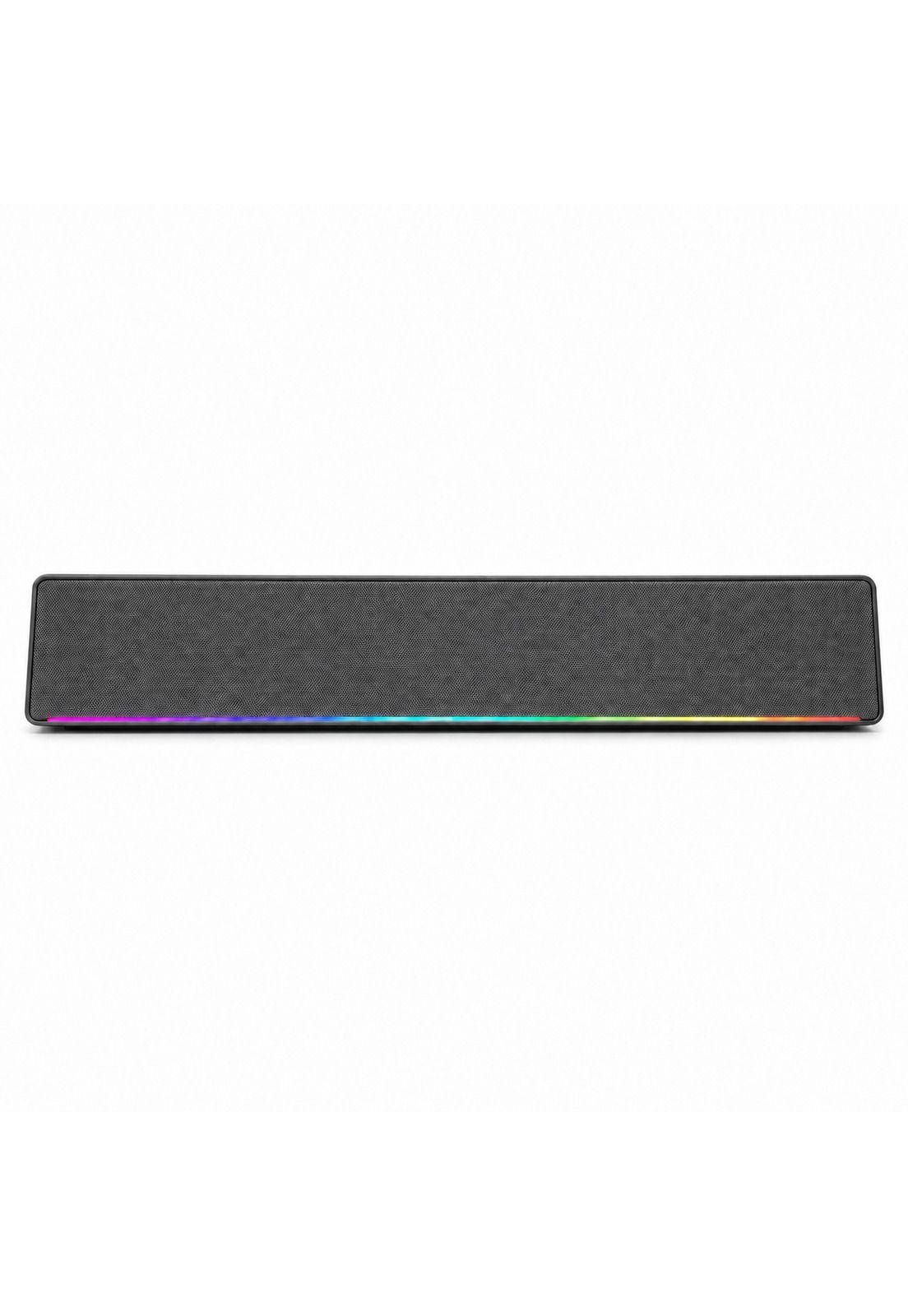 Soundbar HP Multimedia Stereo con Luces Rgb 6 Watts DHE-6003-5