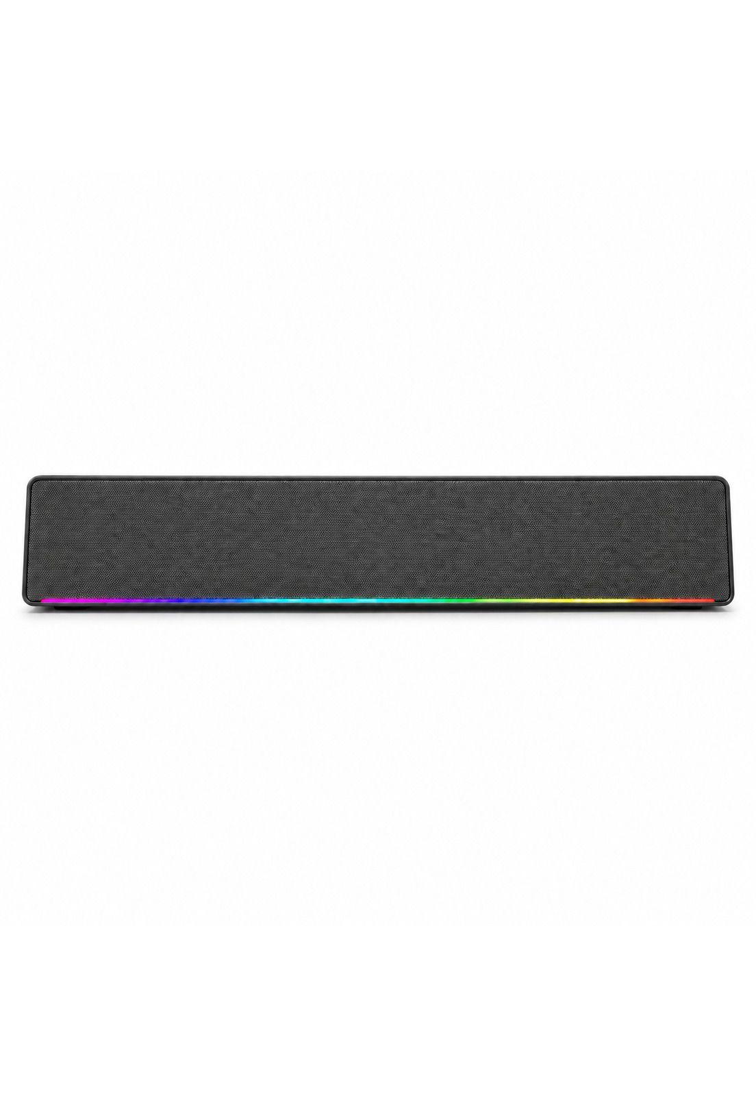 Soundbar HP Multimedia Stereo con Luces Rgb 6 Watts DHE-6003-2
