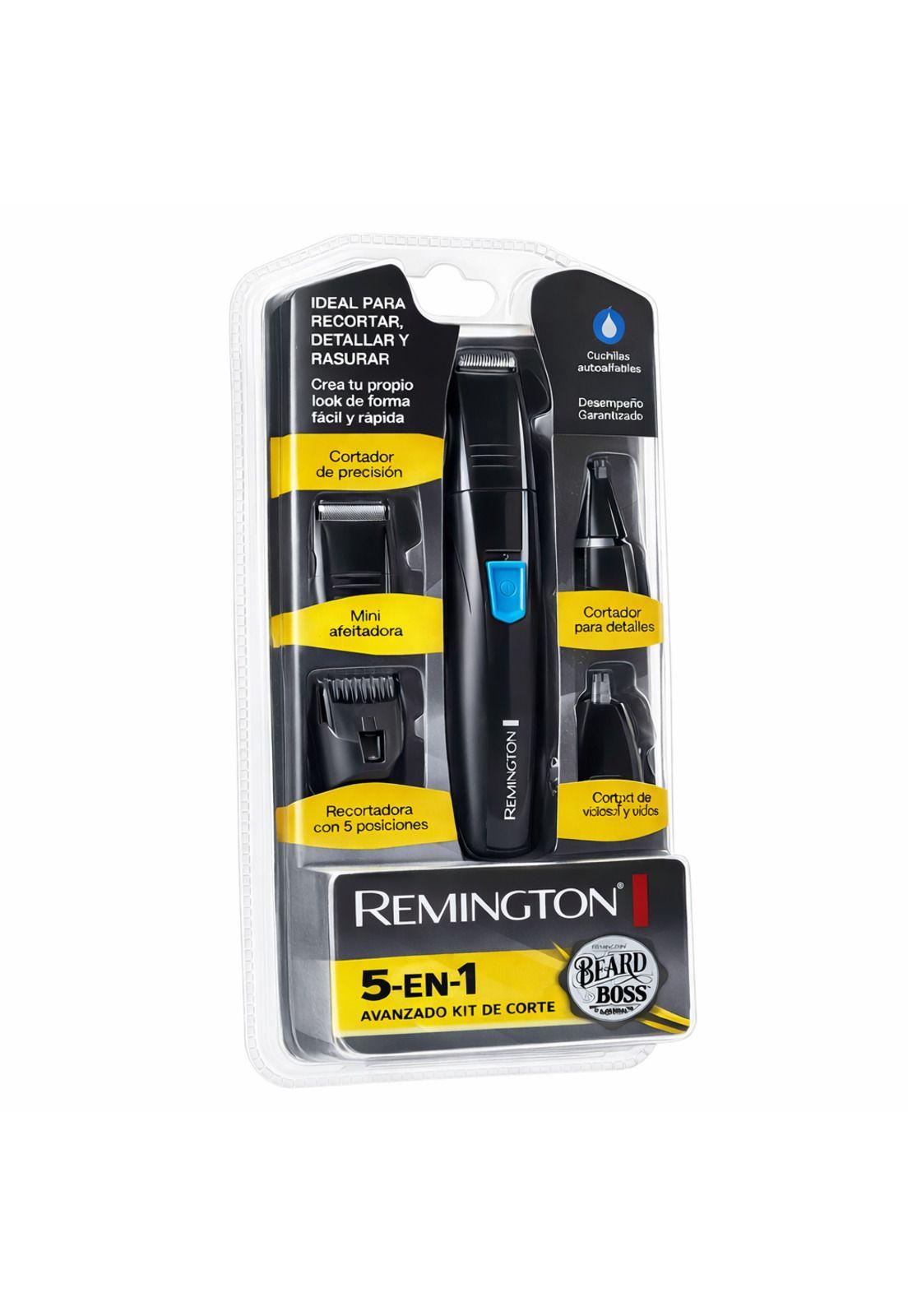 Kit Cortador de Bello Facial Remington 5x1 PG-181 Multiusos-1