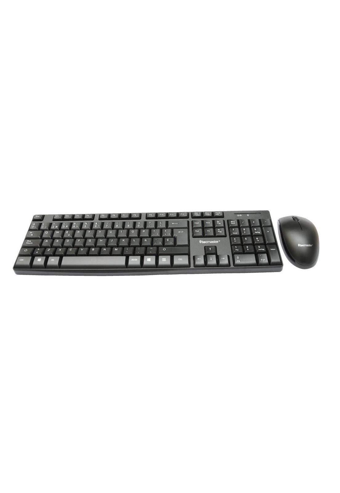 Kit Teclado y Mouse Inalambrico Tecmaster Multimedia 100512-2