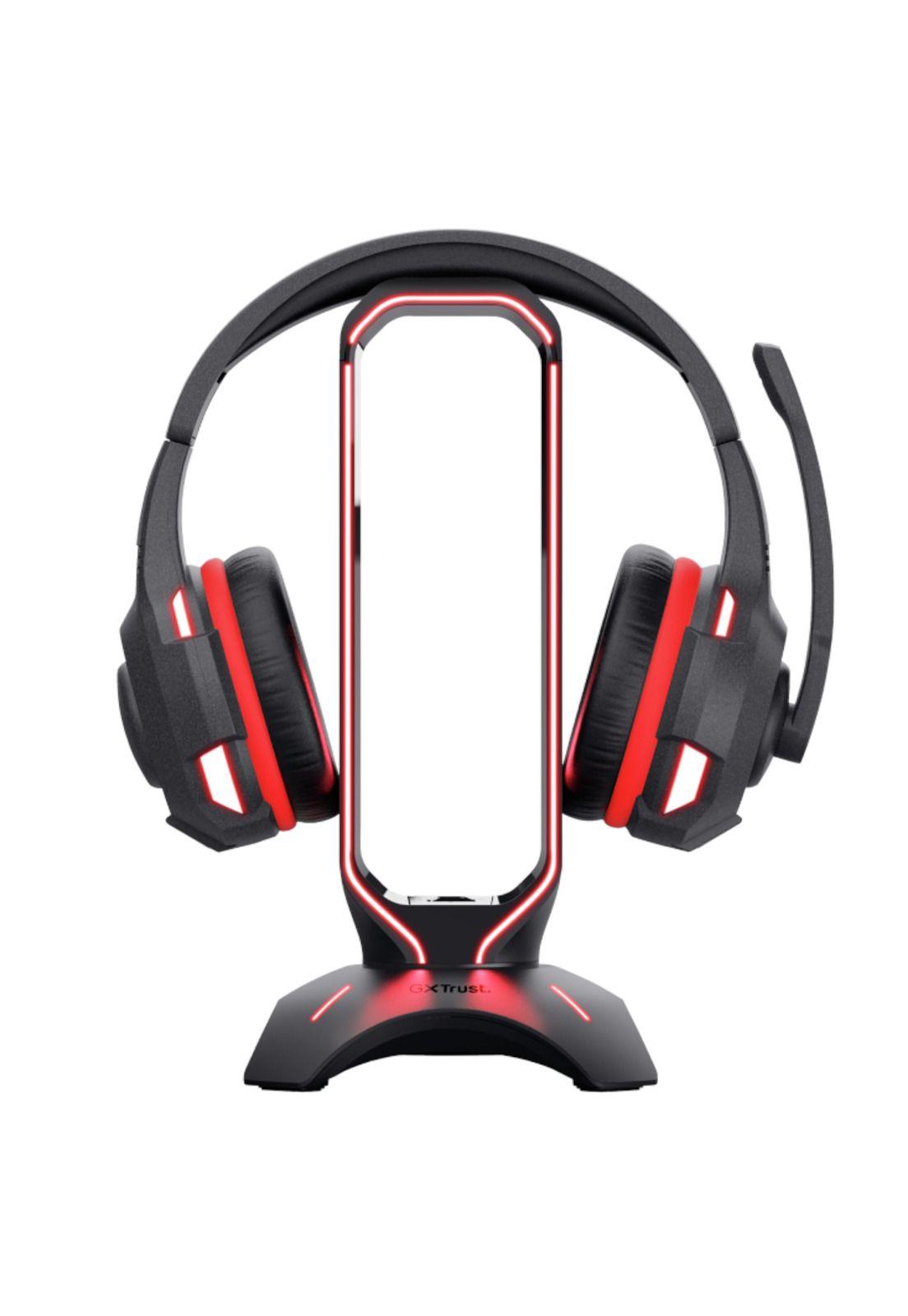 Soporte Stand Gamer RGB para Audífonos Trust Gxt 265 + HUB-1