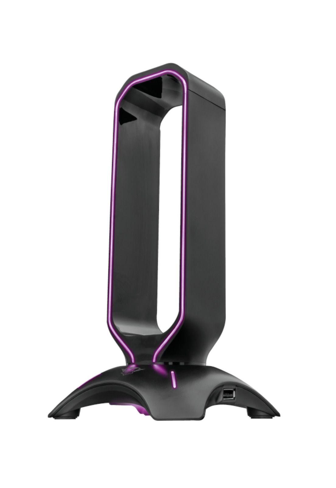 Soporte Stand Gamer RGB para Audífonos Trust Gxt 265 + HUB-3