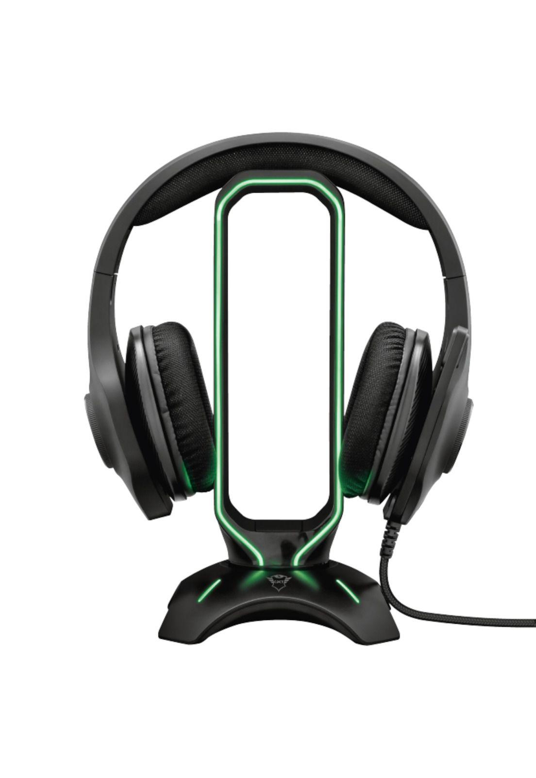 Soporte Stand Gamer RGB para Audífonos Trust Gxt 265 + HUB-4