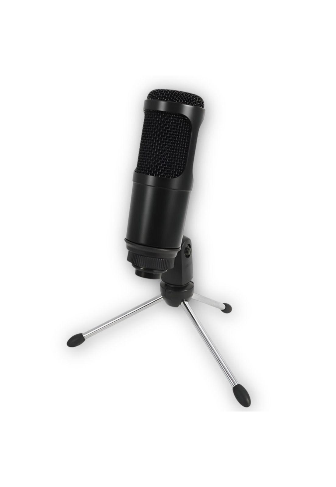 Micrófono Streaming USB Condensador de Estudio C/ Trípode-2