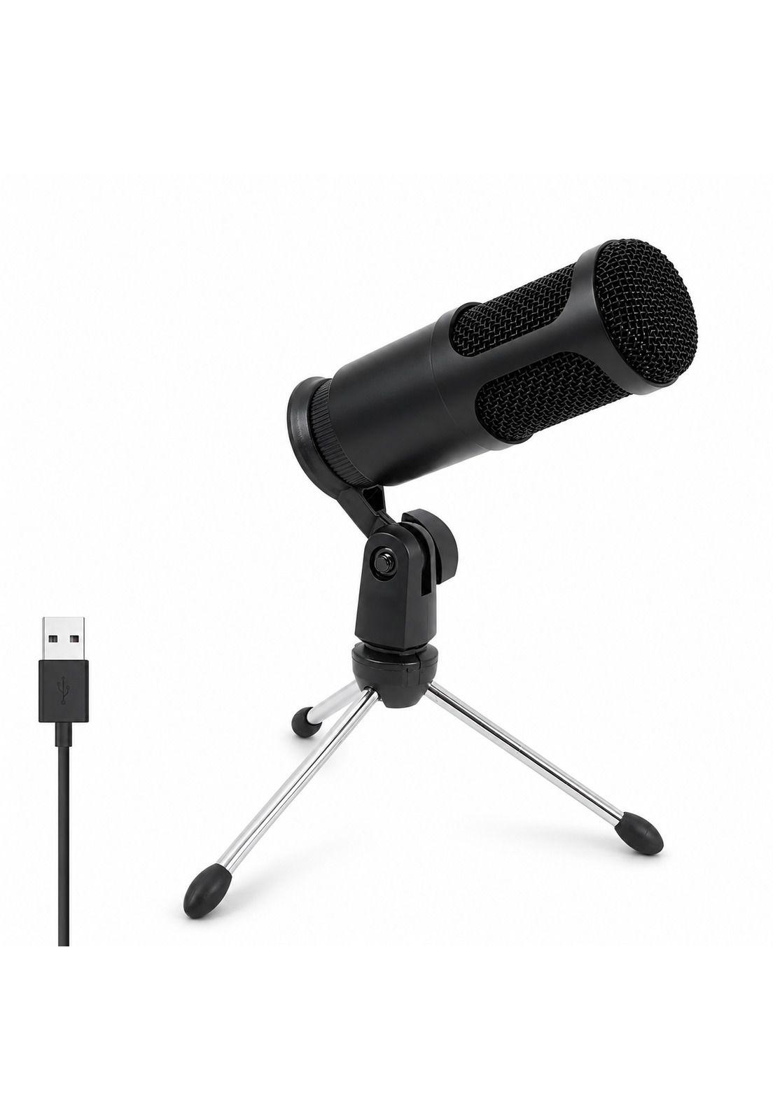 Micrófono Streaming USB Condensador de Estudio C/ Trípode-2