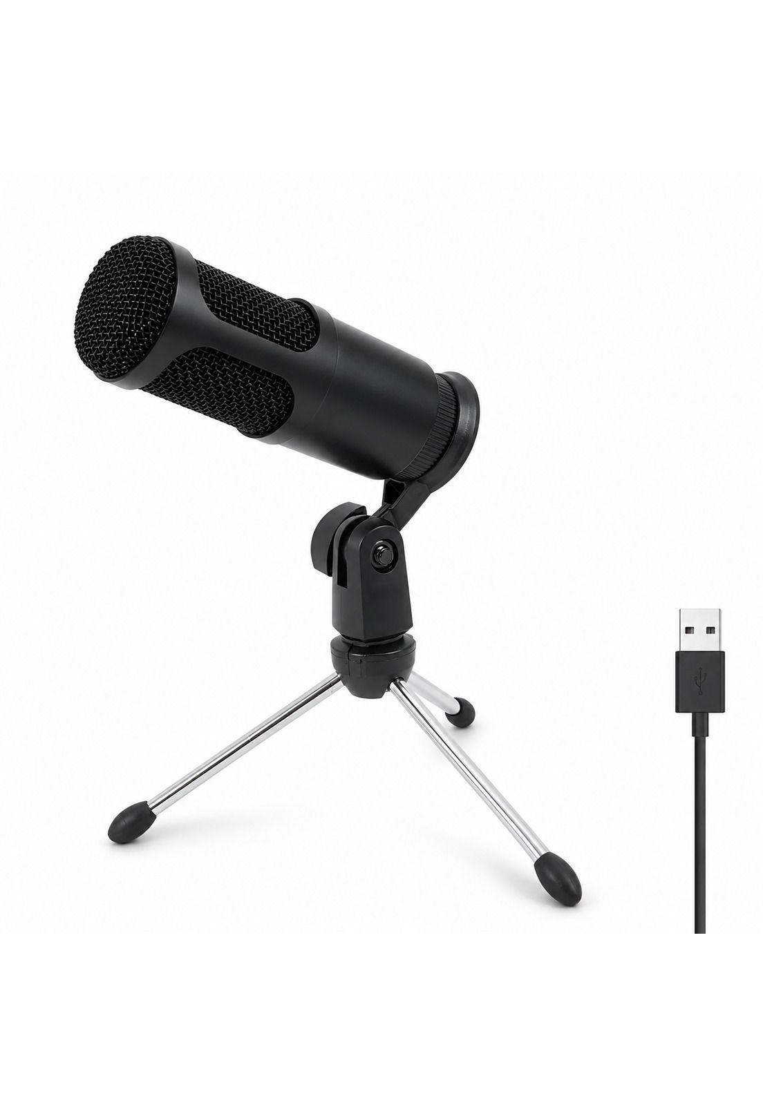 Micrófono Streaming USB Condensador de Estudio C/ Trípode-8