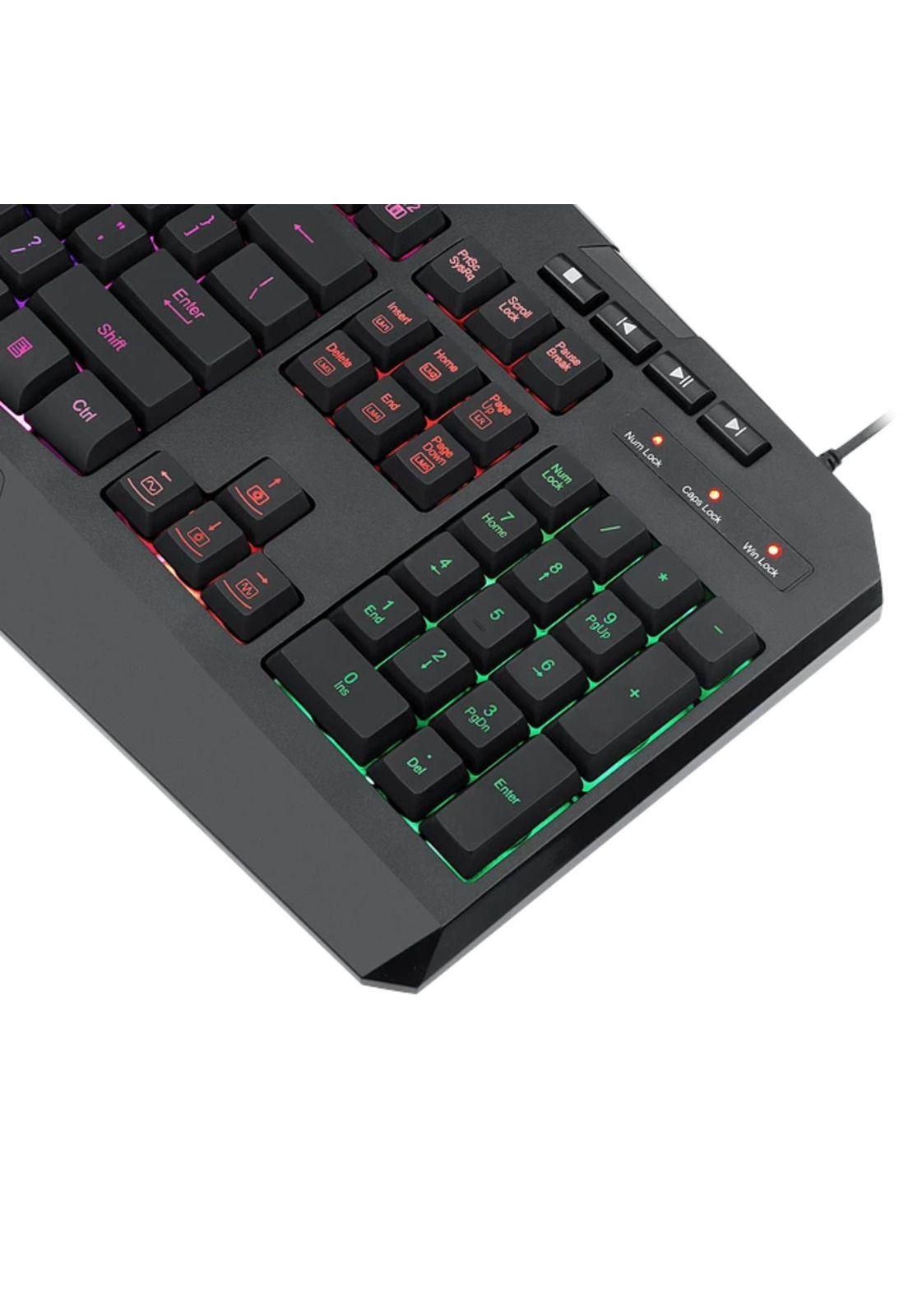 Teclado Gamer Redragon Harpe Pro Anti-Ghosting Full RGB-3