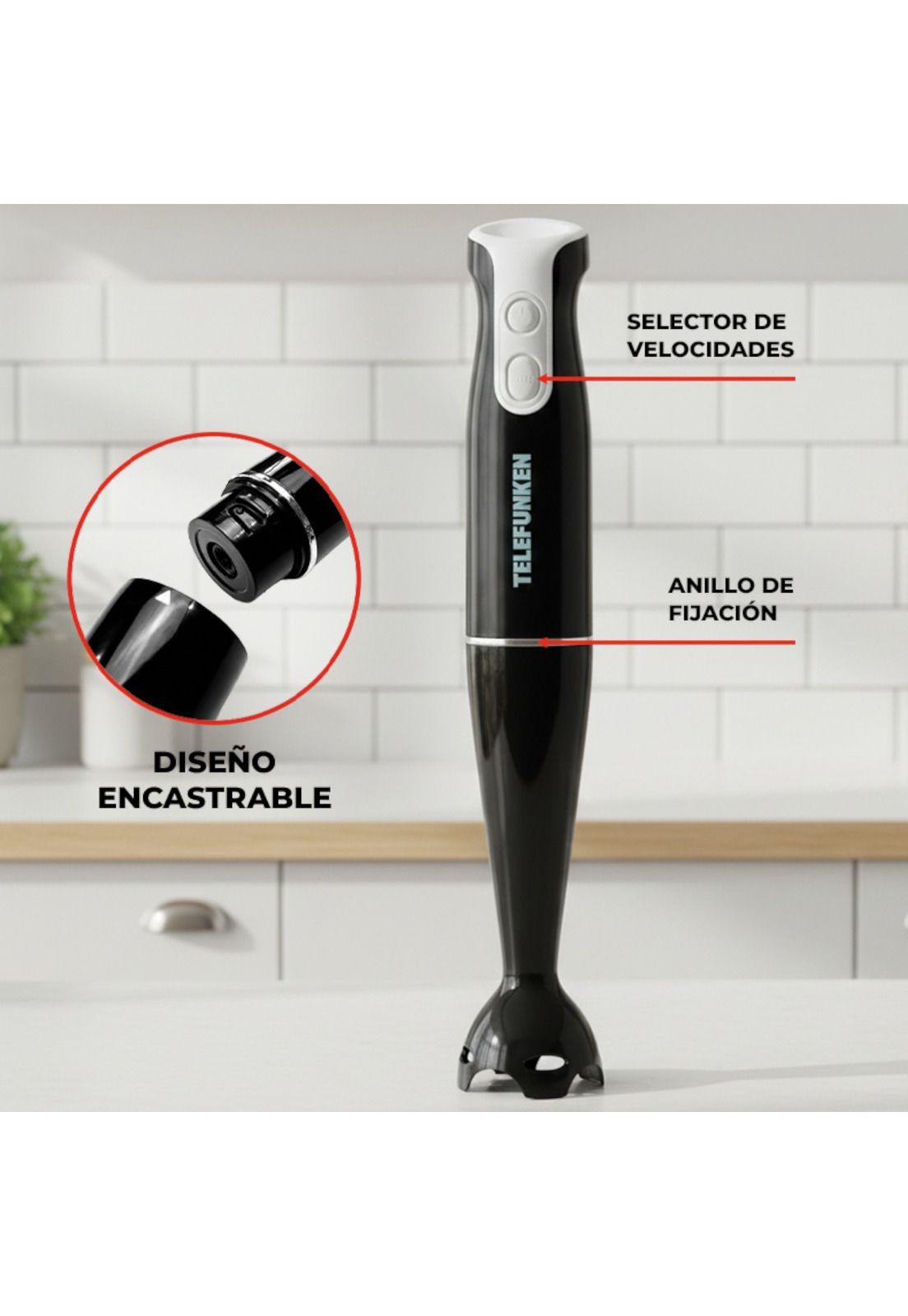 Batidora de Inmersión Telefunken Minipimer 500W + Vaso 700ML-9