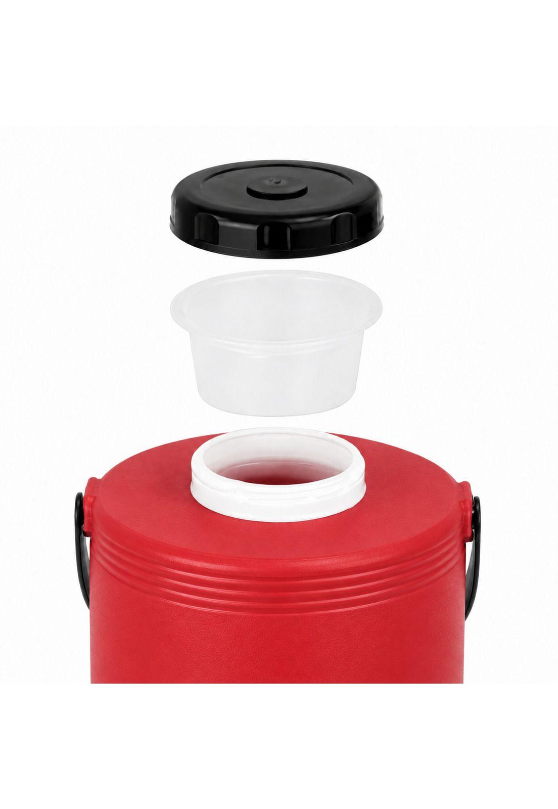 Maxi Termo 6 Litros Termolar Rojo para Agua Caliente y Fria-7