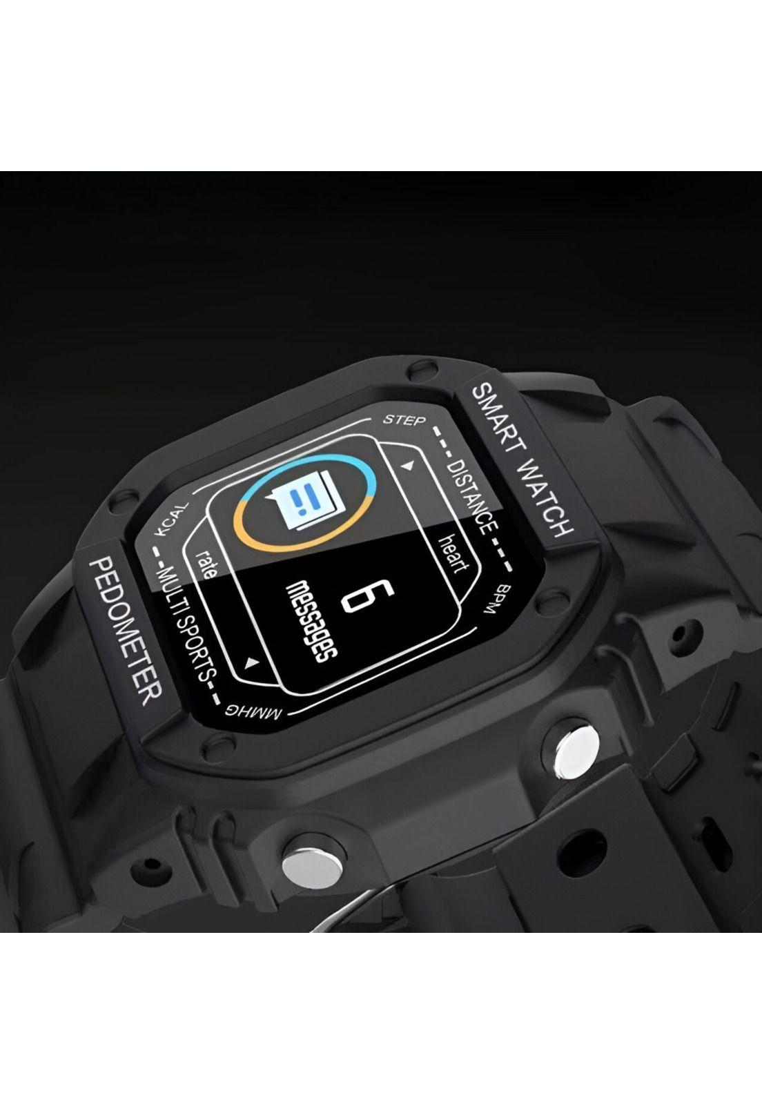 Smartwatch Deportivo i2 Waterproof Multiplataformas Black-7