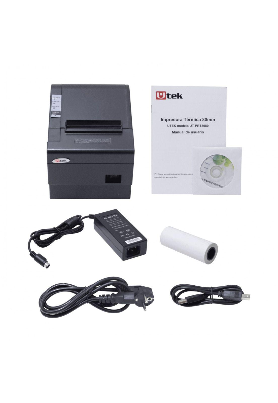 Impresora Térmica Profesional 80MM UTEK USB / LAN UT-PRT8080-5