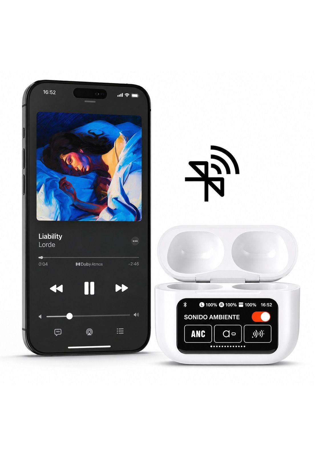 Audífonos In Ear TWS con Display LED Smart ANC Touch Edition-5
