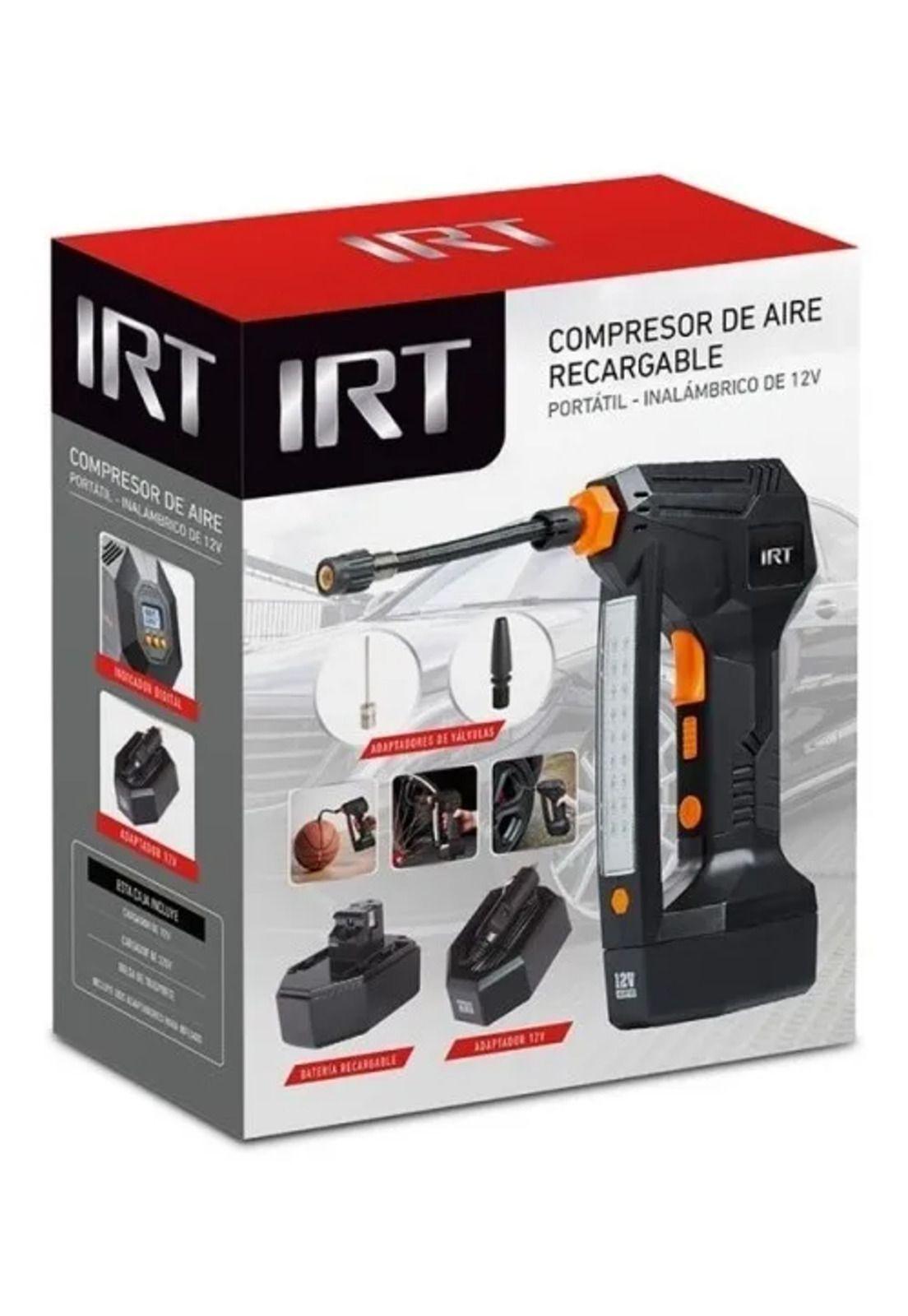 Inflador De Neumaticos Irt Recargable De Alta Potencia-3