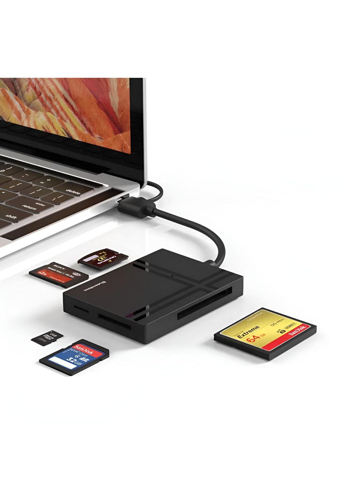 Lector de Memorias Profesional 5en1 USB 3.0 High Speed RD500-1