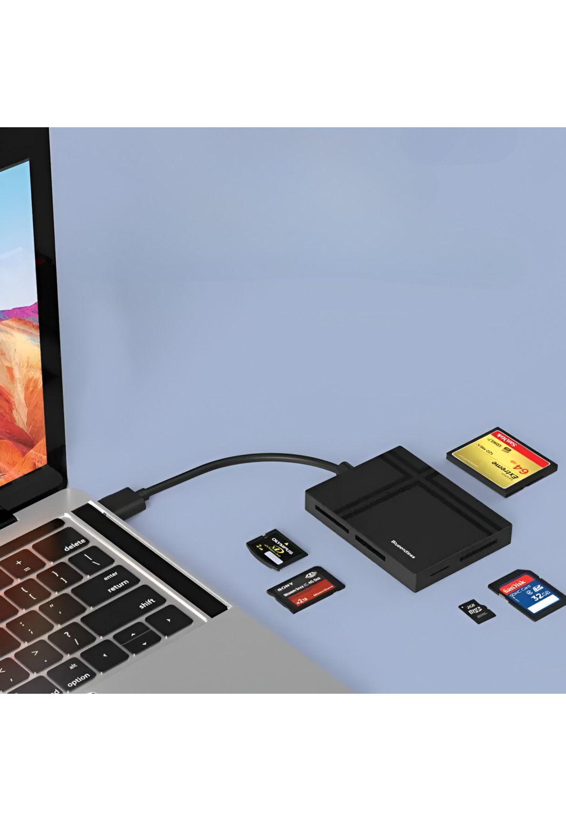 Lector de Memorias Profesional 5en1 USB 3.0 High Speed RD500-4