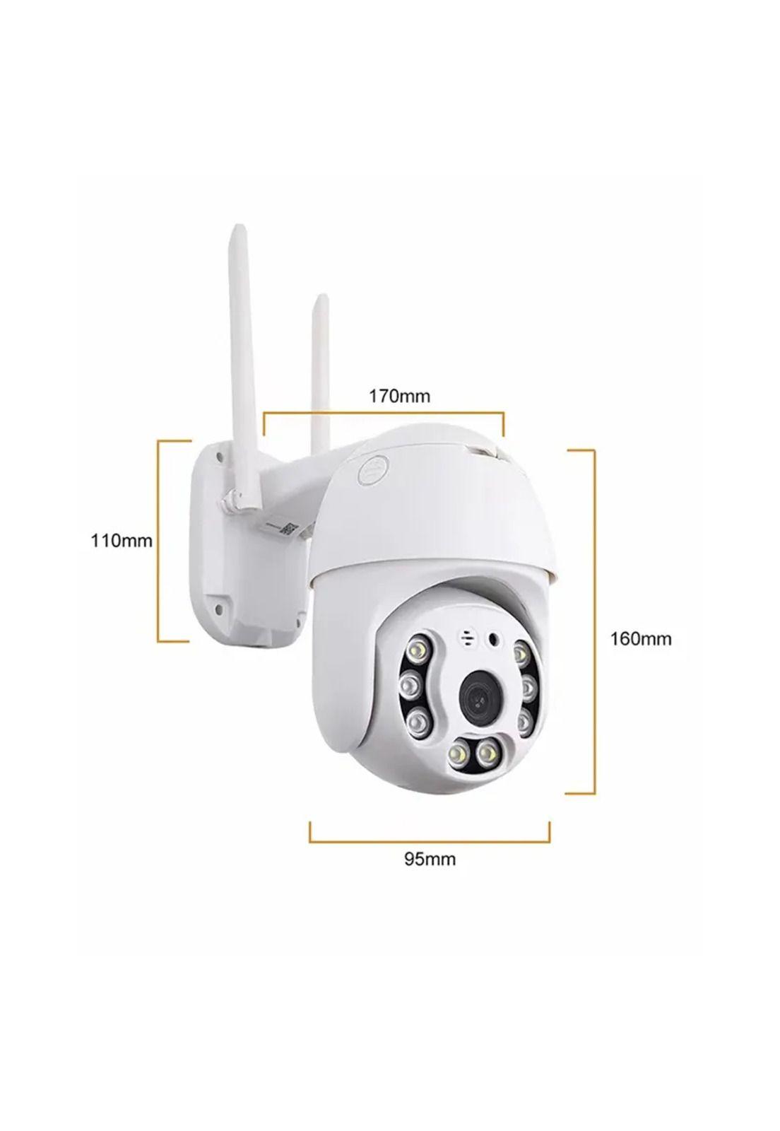 Cámara de Seguridad Robótica 1080p PTZ Wifi WaterProof IP66-8