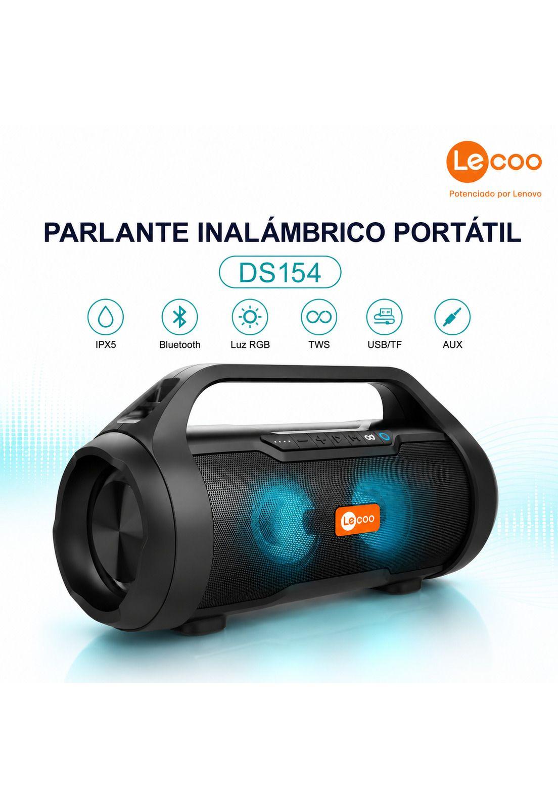 Parlante Portatil Lenovo Leco DS154 Bluetooth Retroiluminado-4