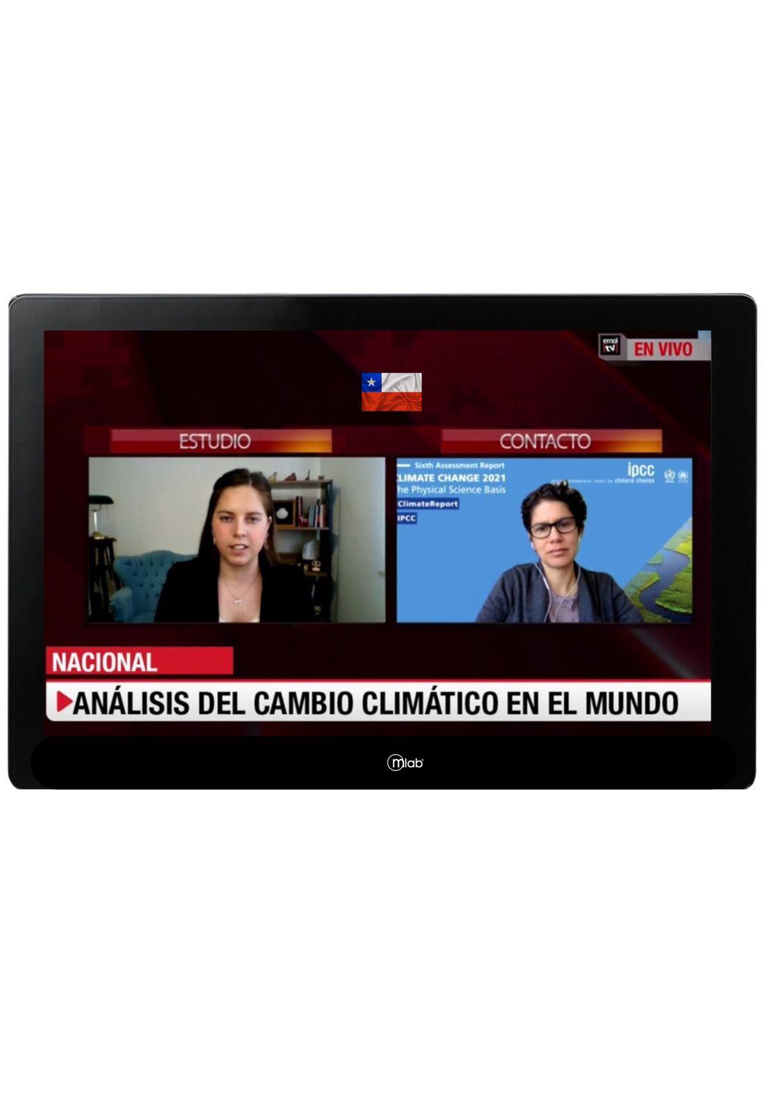 TV Portátil FHD Recargable Señal Digital ISDB-T 14" SLIM BK-3