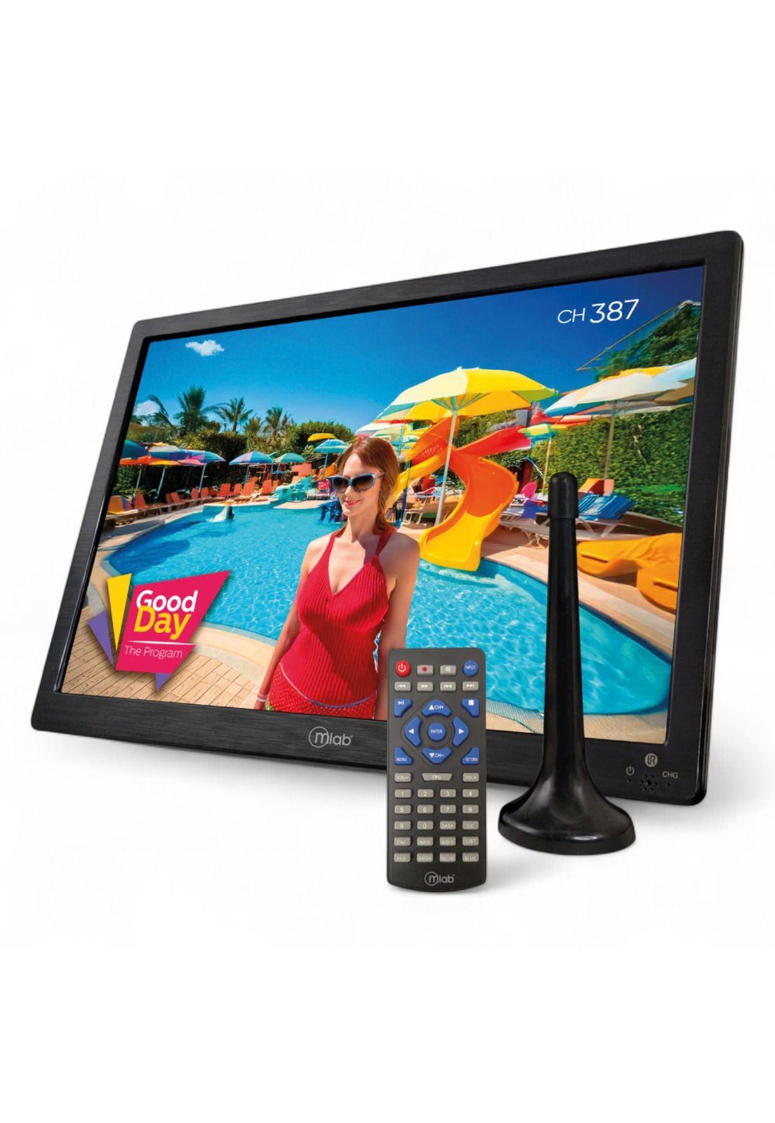TV Portátil FHD Recargable Señal Digital ISDB-T 14" SLIM BK-9