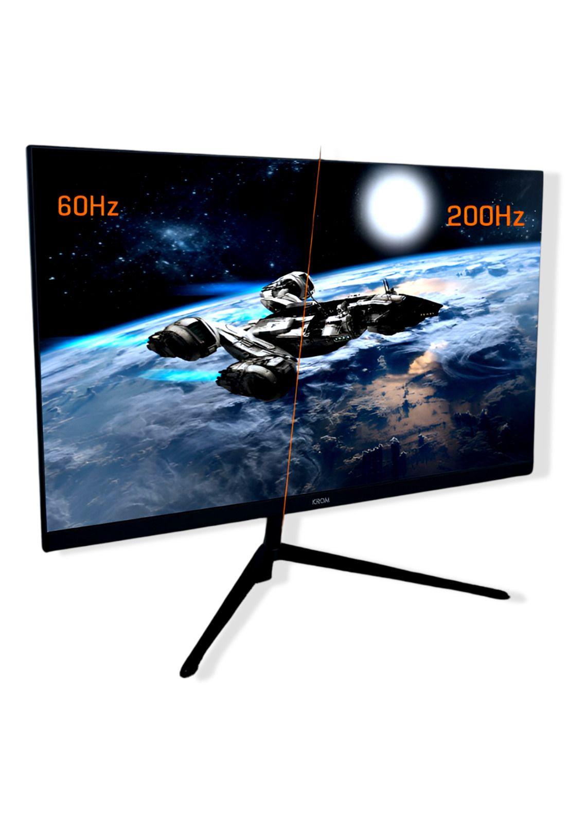 Monitor Gamer RGB 24” FULL HD 200HZ  Krom Kertz 1MS HDR-2