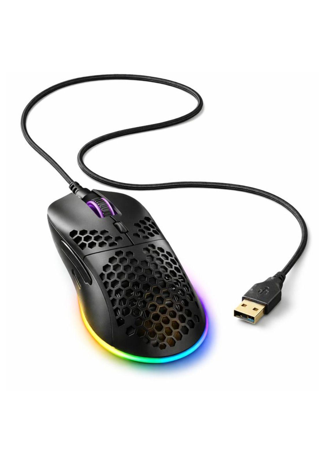 Mouse Gamer DGX Core RGB 7200 DPI Max Ergonómico-6