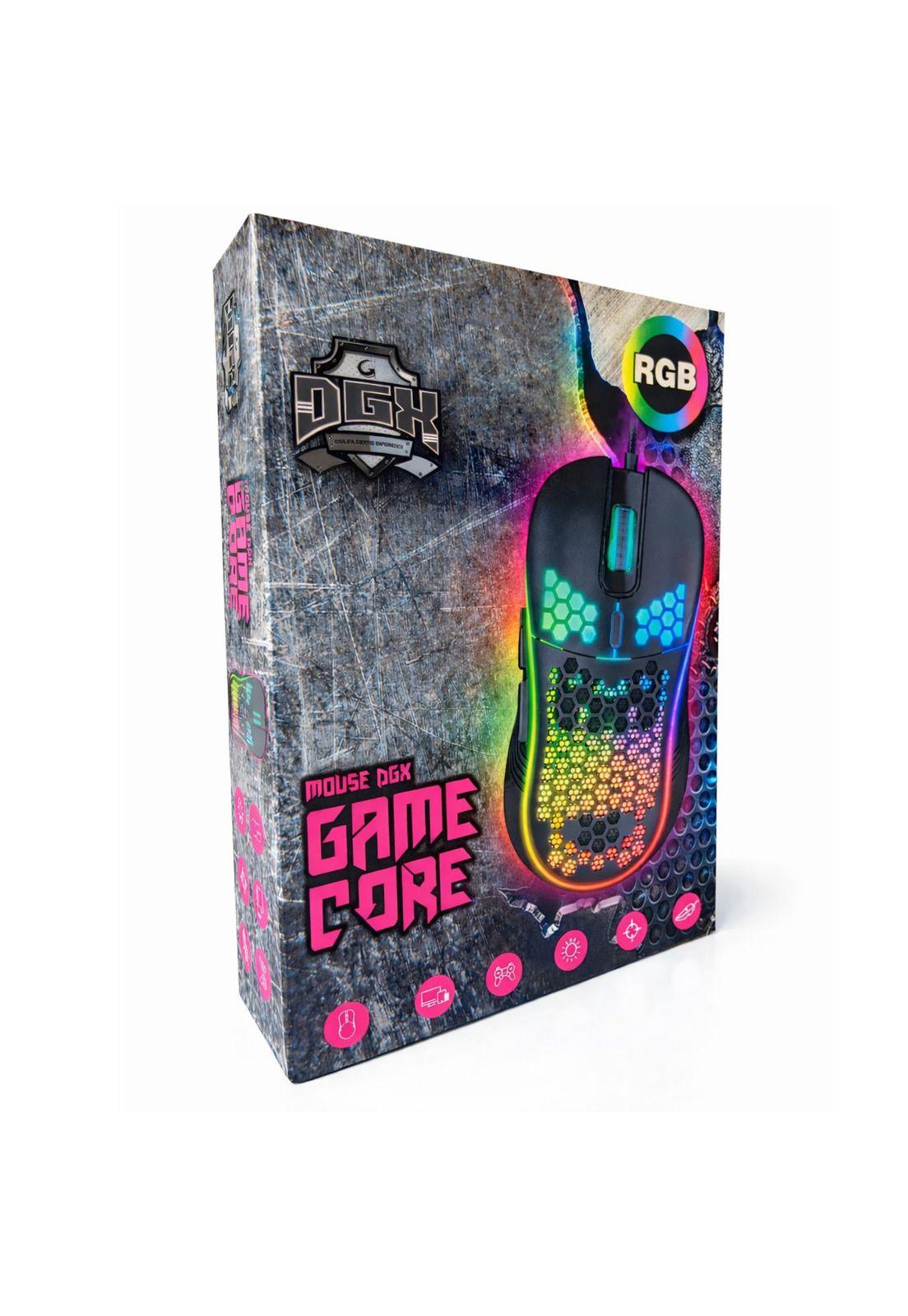 Mouse Gamer DGX Core RGB 7200 DPI Max Ergonómico-7