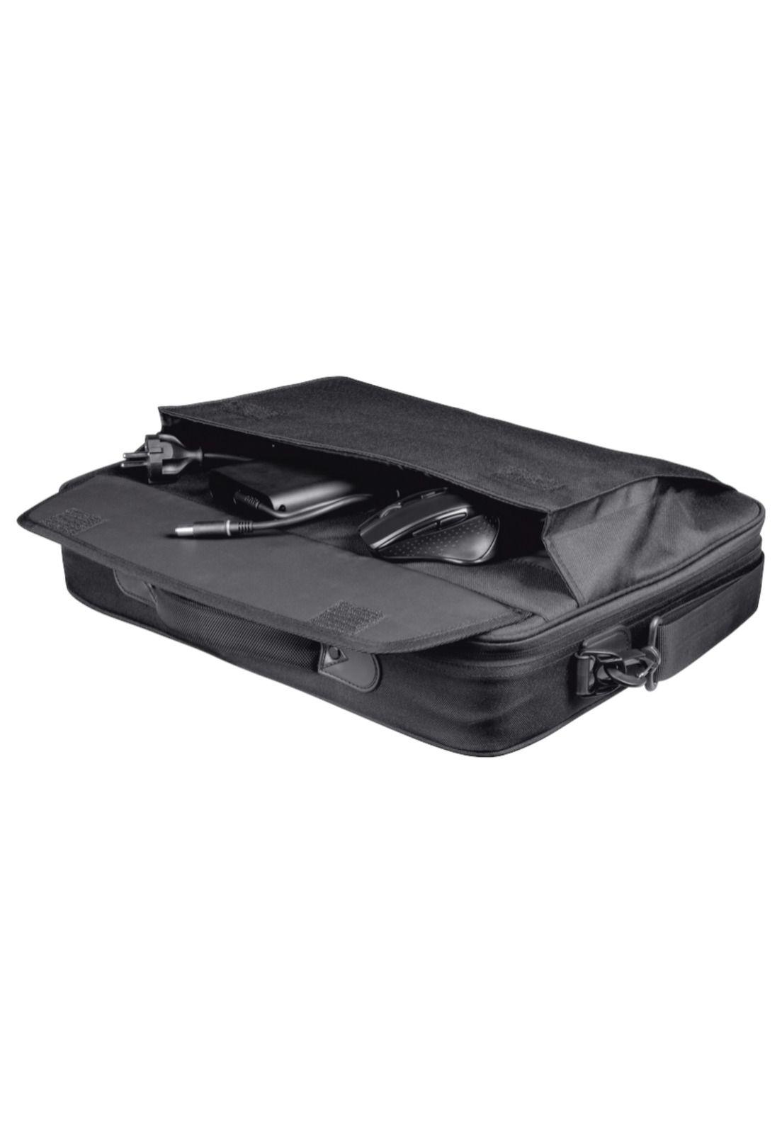 Bolso Notebook Trust Atlanta 16" con Correa Reinforced Black-6